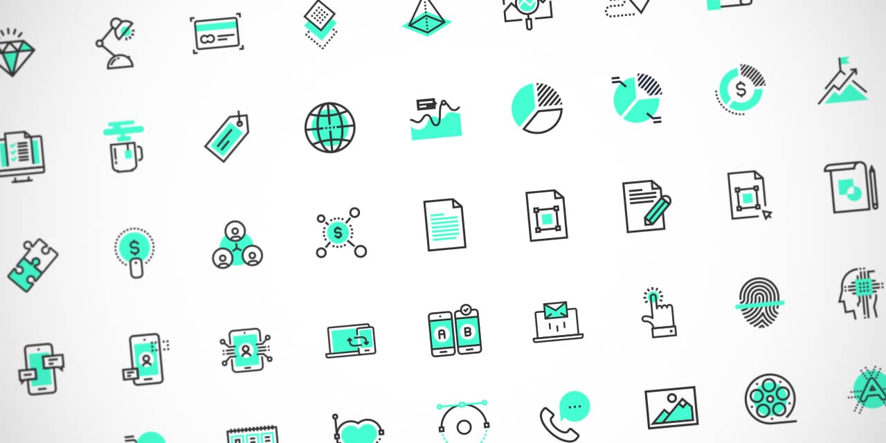 The preview of the zen. icon set